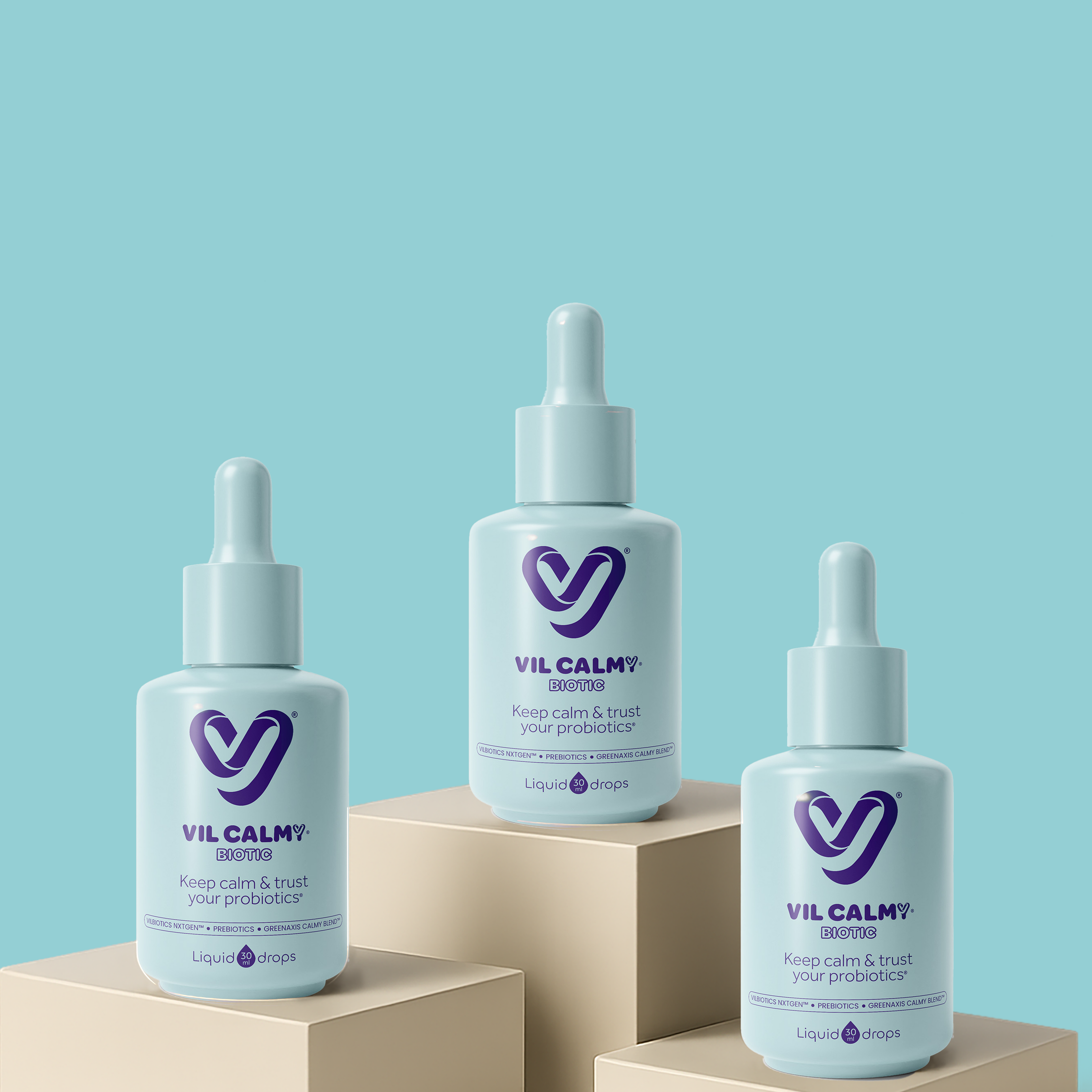 VIL Calmy Biotic™ – El único probiótico que calma tu ansiedad desde donde realmente se produce: tu intestino