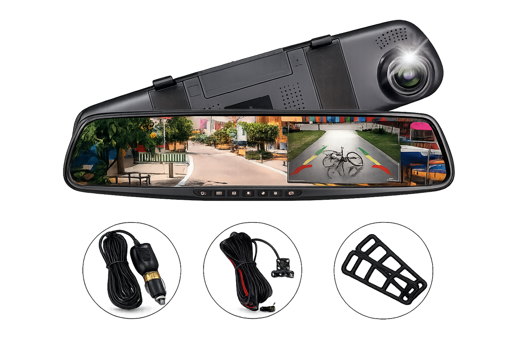 Espejo Retrovisor Camara Dvr Hd Delanter