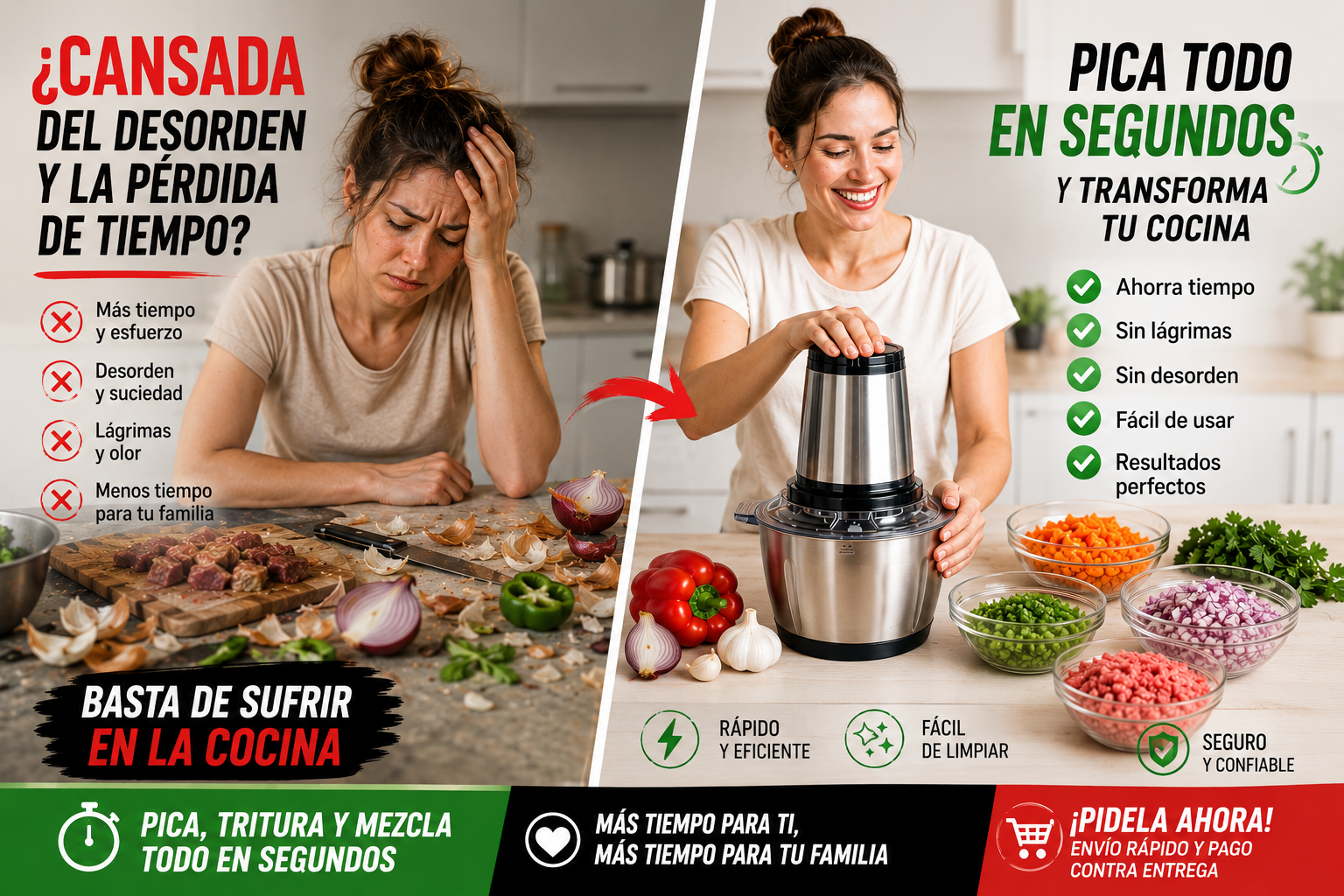 😳 ¿TODAVÍA PIERDES TIEMPO CORTANDO TODO CON CUCHILLO?