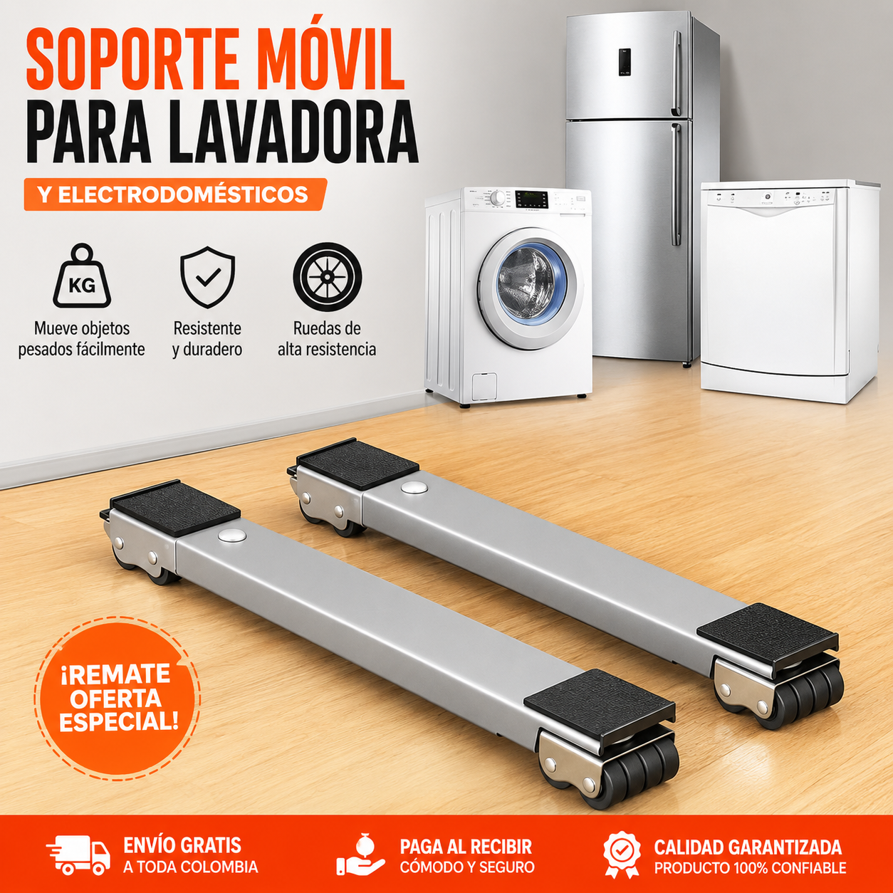 🎁 HOY: 2 KITS por solo $109.000 COP, ✅ Protege tu piso de rayones