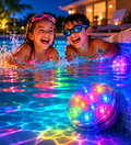 💡 4 Luces LED RGB Sumergibles para Piscina | 10 Colores + Control Remoto | ¡Súper Oferta!
