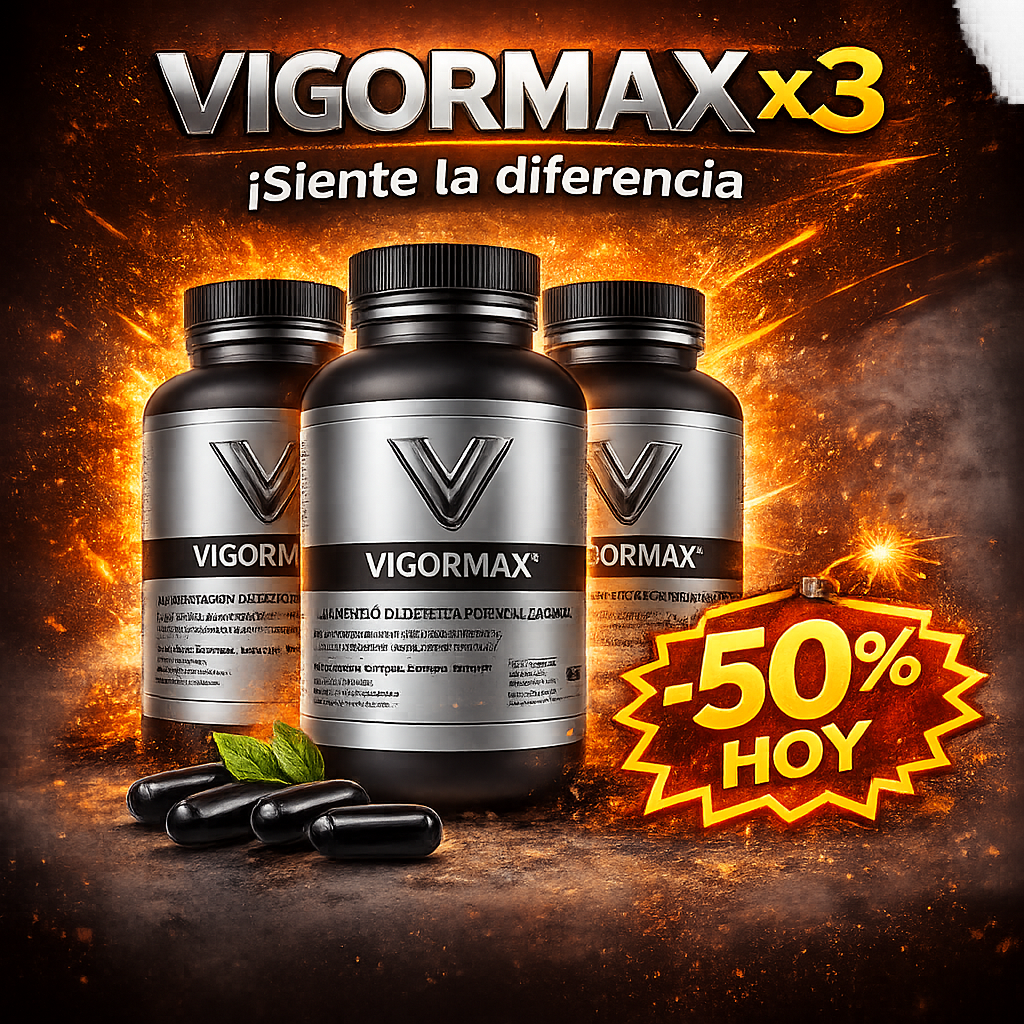 VIGORMAX x3 – Energía y vitalidad todos los días